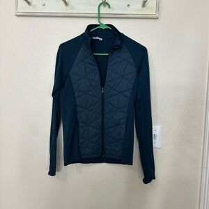 Athleta Dark Blue Puffer Jacket